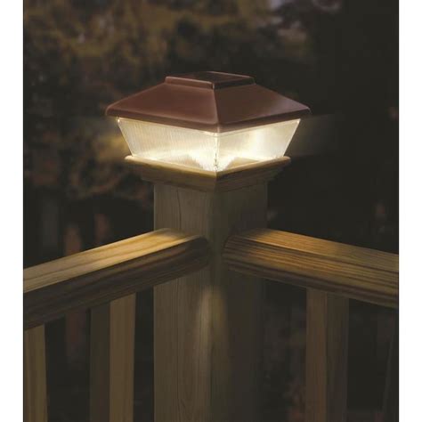 Post light Solar Deck Lights at Lowes.com.